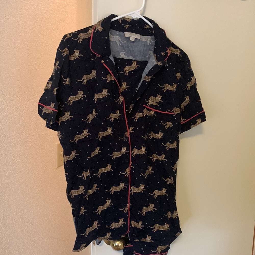 Adorable Loft leopard print pajamas